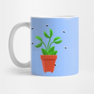 halloween blue venus fly trap Mug